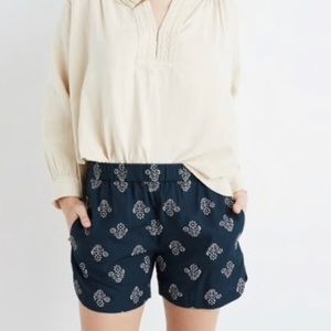 Madewell Drapey Pull-On Shorts NWT